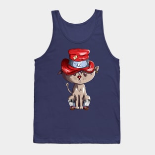 sage cat Tank Top